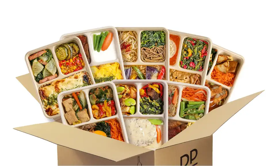 グラフ:「美味しい」と回答約95%、冷凍なのに本格的で美味しい。レストランの食事みたい。想像以上に美味しかった。※2024年5月利用者アンケート調査(N=407)